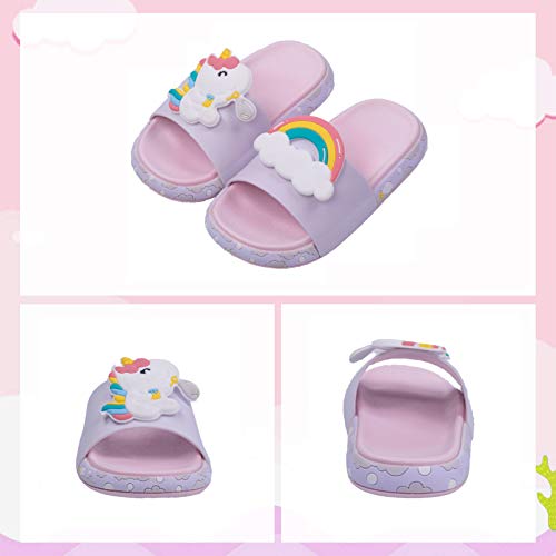 Anti-Slip Unicorn Sliders | Girls