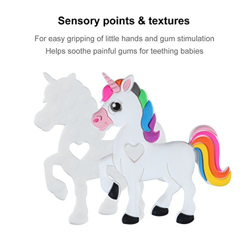 Rainbow Unicorn Baby Teether