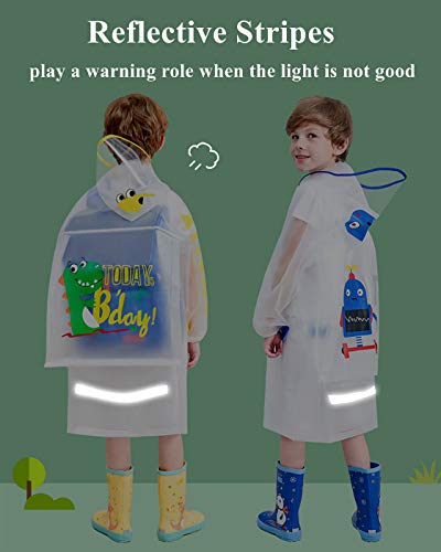 Children's Transparent Unicorn Rain Coat 