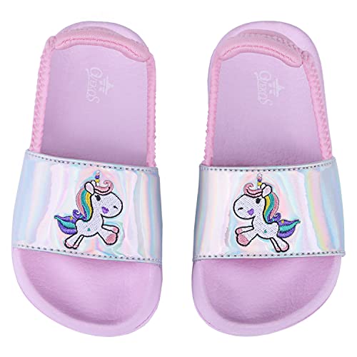 Pink Holographic Unicorn Sliders