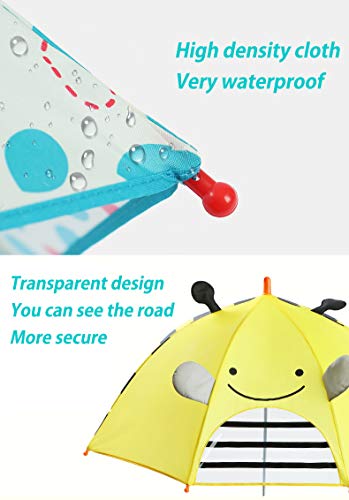 Cute Unicorn Children's Umbrella | 3D Design | Blue