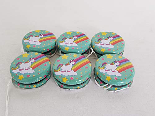Pack Of 6 Unicorn Yo-Yo's Perfect Party Bag Filler 