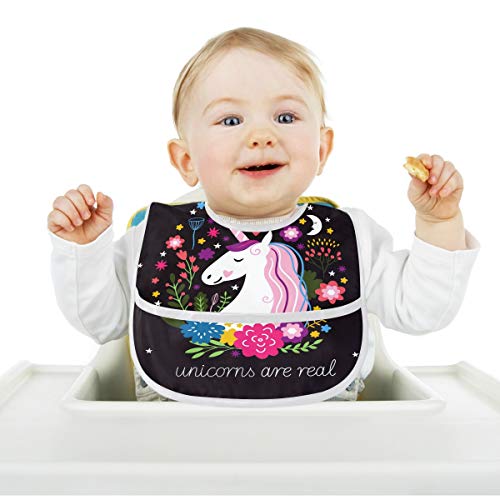 Baby Feeding Bib Unicorns Are Real