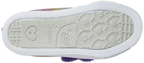 Skechers Girls' Shuffle LITE-Sparkle PALS Unicorn Slip On Trainers, Multicolour