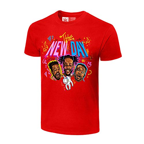 WWE Unicorn The New Day T-Shirt Red