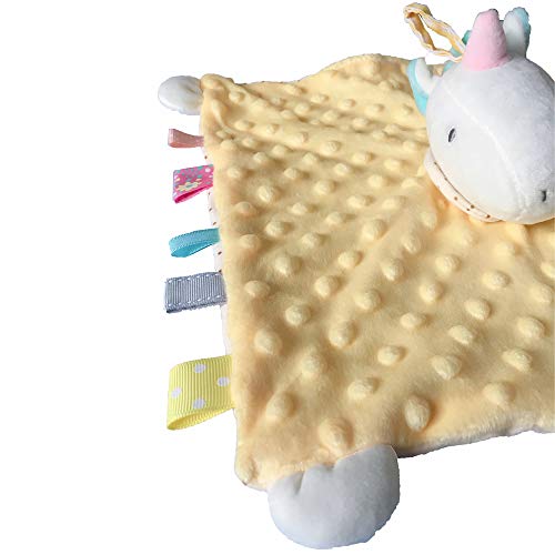 Unicorn Taggy Blanket | Comforter | Yellow