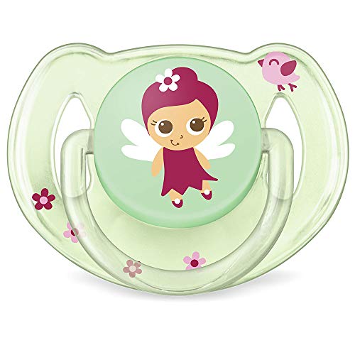 Philips Avent Classic, Fairy and a Unicorn Design, 6-18 Months,  Pack of 2 Dummies