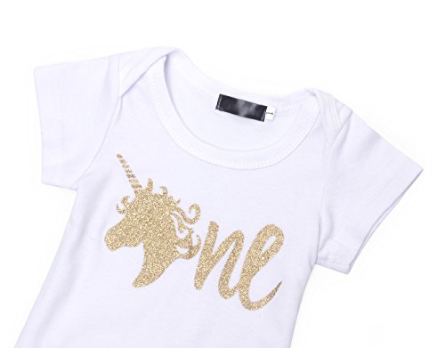 Unicorn All In One Birthday 1st Outfit