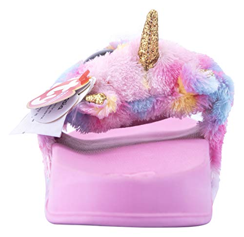 Ty | Beanie Boo Flip Flops | Fantasia The Unicorn | Pool Sliders | Pink