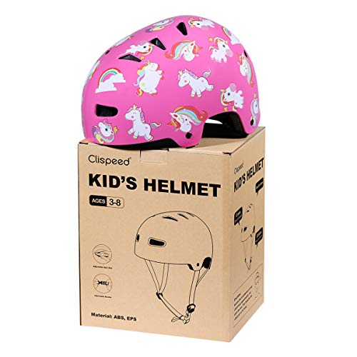 Clispeed Unicorn Kids Helmet Pink