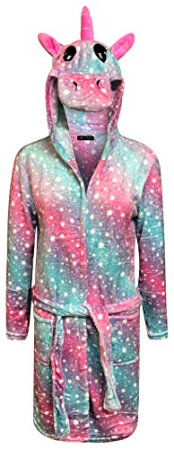 Unicorn Bathrobe For Women | Ladies Dressing Gown | Multicoloured