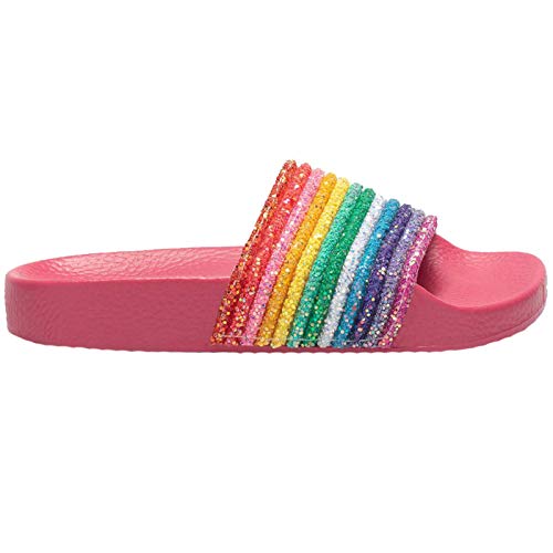 Lelli Kelly | Iris Fuxia Rainbow Glitter Slider | Rainbow