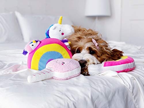 Unicorn & Rainbow Dog Toy 