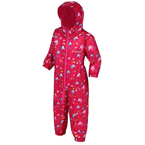 Regatta Unisex Kid's Puddle Suit | All-in- One Suit | Unicorn Design