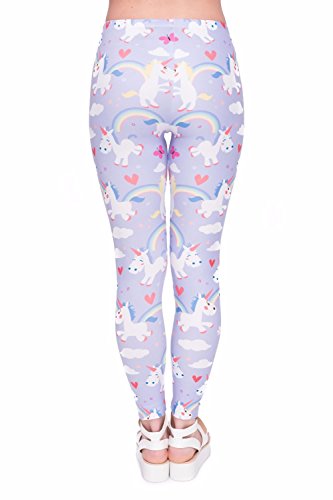 Unicorn Women's Yoga Leggings | Sizes 8 -12 | Lilac