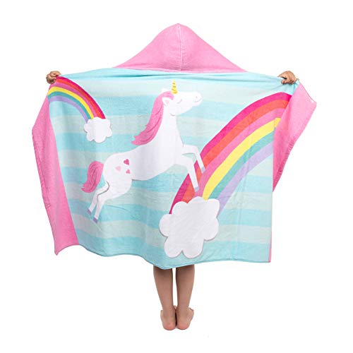 Kids Unicorn Hooded Bath Towel