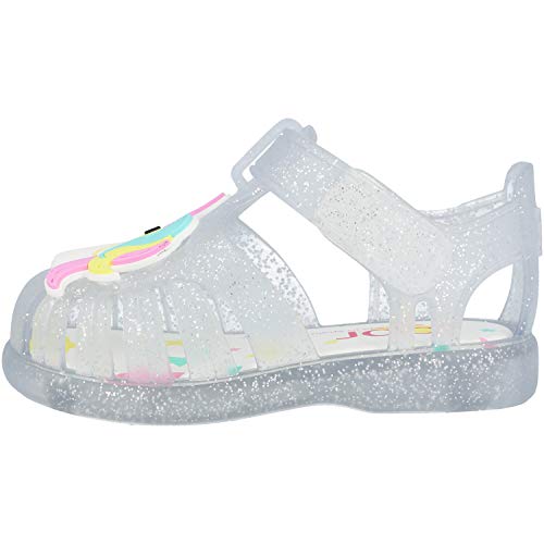 Transparent Glittered Unicorn Jellies | Jelly Shoes | Kids  