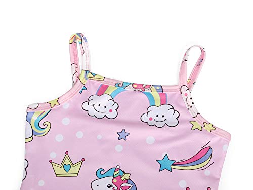Pretty Pink Girls Unicorn Swimsuit