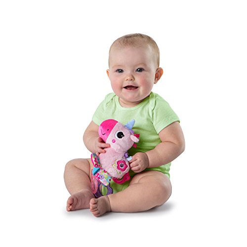 large clip on teether baby toy unicorn animal fun