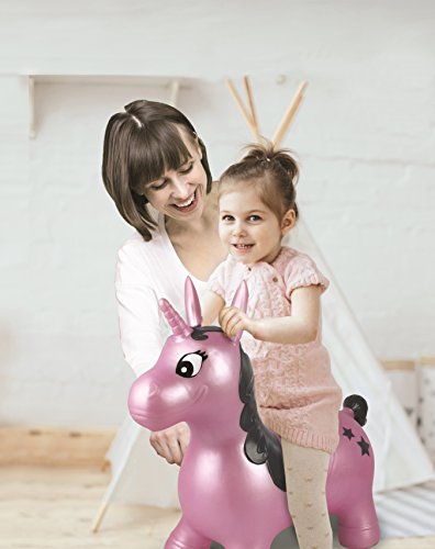 Kids unicorn bouncer pink 