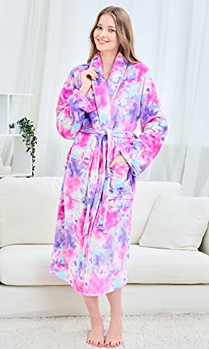Unicorn Women's Dressing Gown | Tie Dye Effect