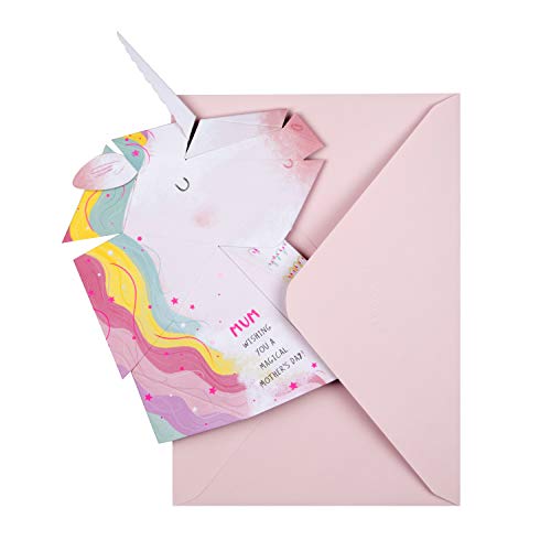 Mothers Day Card | Unicorn Design | 3D Pop Up