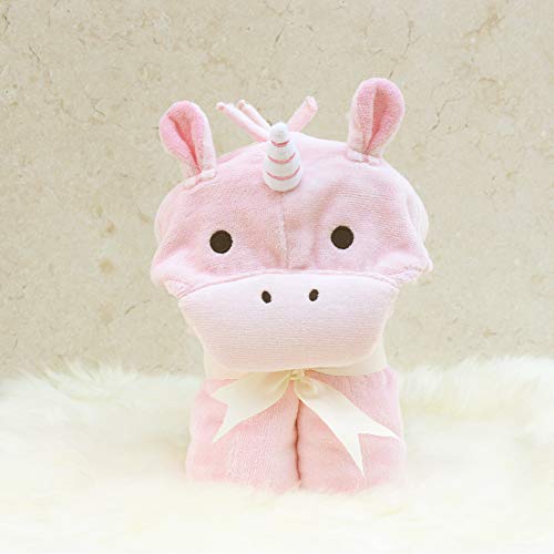 Unicorn Hooded Towel Poncho Style