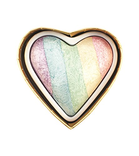 Makeup revolution unicorn highlighter, rainbow shimmer.