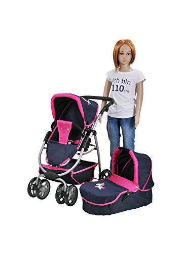 Cute Unicorn Dolls Pram | With Carrycot