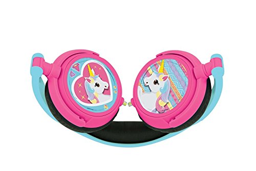Unicorn Kids Headphones Pink & Blue 