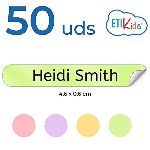 50 Pcs Mini Adhesive Name Labels