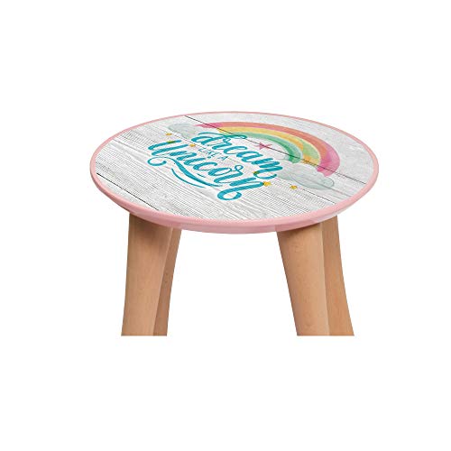 Unicorn Wooden Stools For Kids 