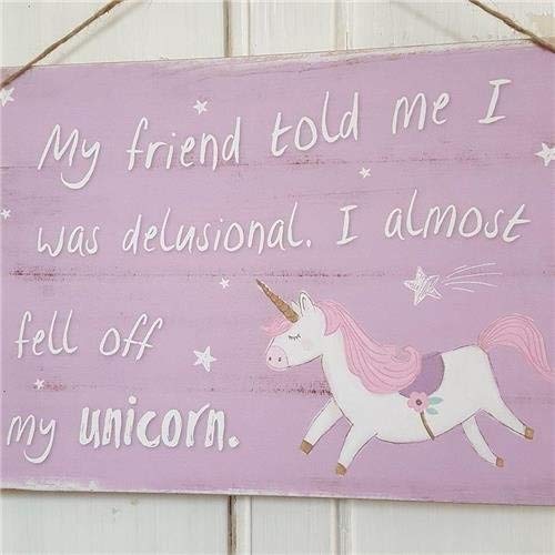 unicorn sign pink