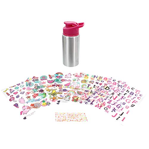 Decorate Your Own Water Bottle For Girls | Unicorn Stickers | Gift Idea For Girls