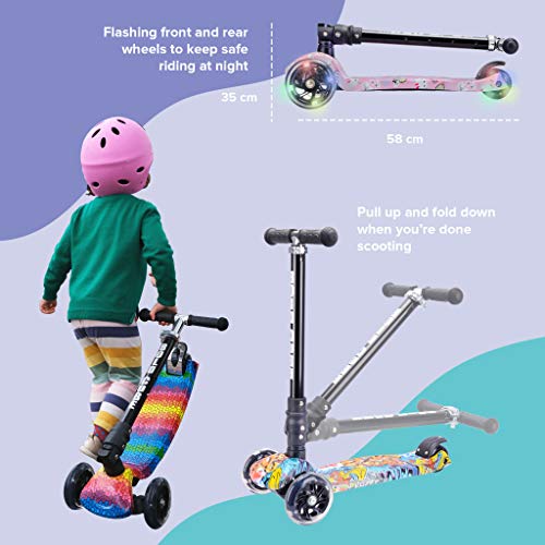 Kids Unicorn Design Scooter 
