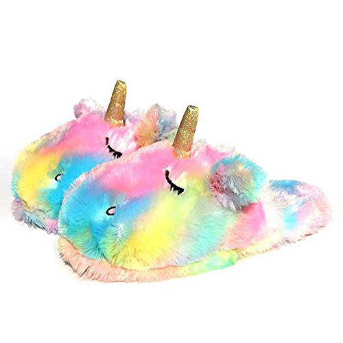 Unicorn Women's Slippers Rainbow Slipper 