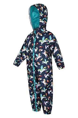 Unicorn Puddle Suit For Kids | Waterproof Children's Rain Coat | Mountain Warehouse