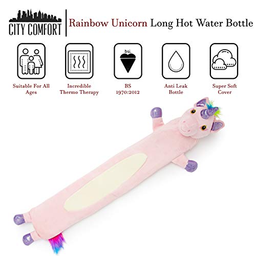 Long Hot Water Bottle Pink