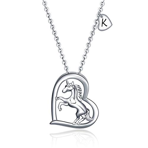 Heart Unicorn Necklaces For Women | Mother's Day Gift | 925 Sterling Sliver