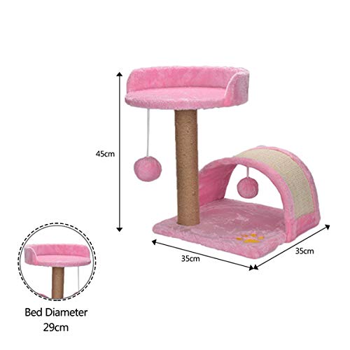 Unicorn Scratching Post & Bed | Pink 