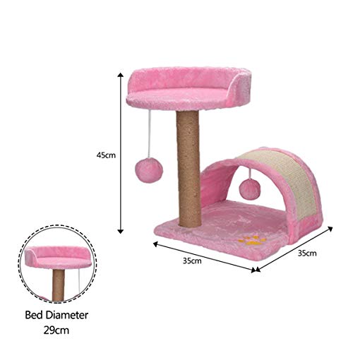 Unicorn Scratching Post & Bed | Pink