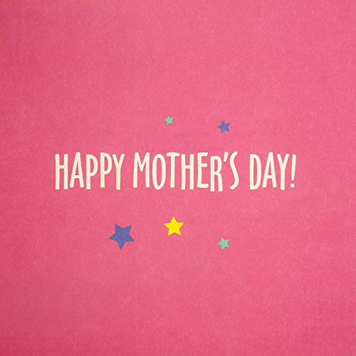 Mother's Day Card | For Mum | Neon Unicorn With Badge | Hallmark