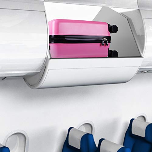 Unicorn Kids Suitcase | Carry On Rolling Luggage | Hard Shell Travel Suitcase | Pink