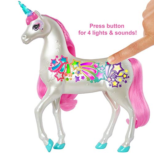 Barbie | Unicorn With Pink Mane, Lights & Sounds