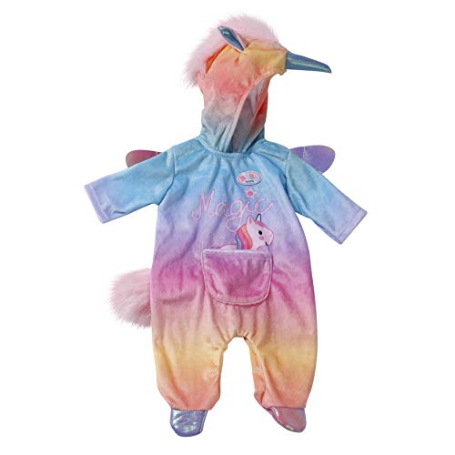 BABY Born Fantasy Unicorn Onesie For 43 cm Dolls | Rainbow Outfit