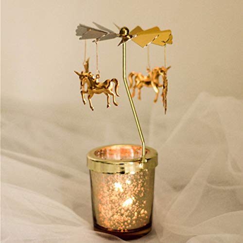 Unicorn Rotating Candle Holder