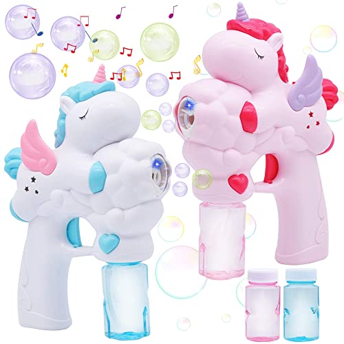 2 Pack Unicorn Bubble Guns | For Kids