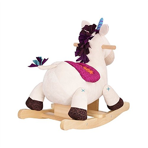 Unicorn Wooden Rocker for Kids Toddlers 
