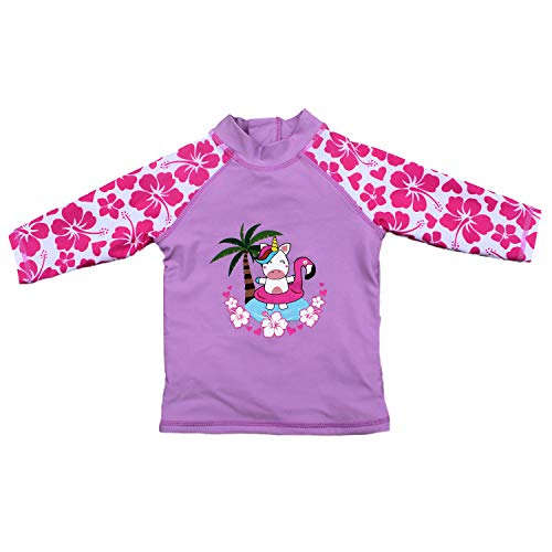 Unicorn rash vest pink kids