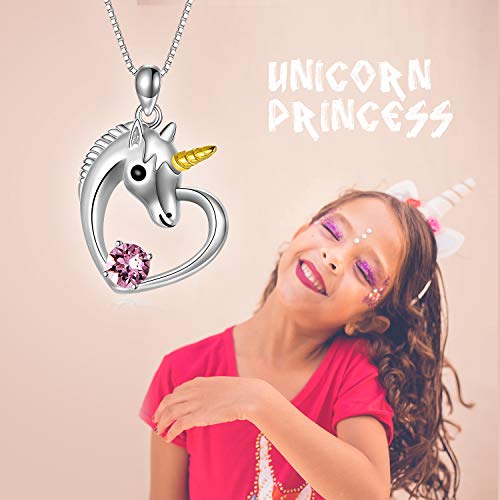Unicorn Princess | Necklace | Birthstone Crystals